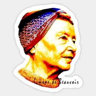 Simone de Beauvoir Sticker